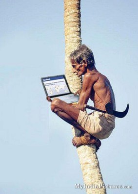 facebook-addicted-and-laptop-india-funny-photo