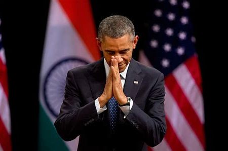 Obama Namaste