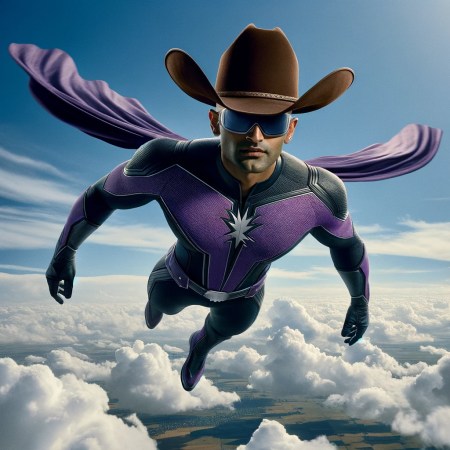 Indian Cowboy Superhero